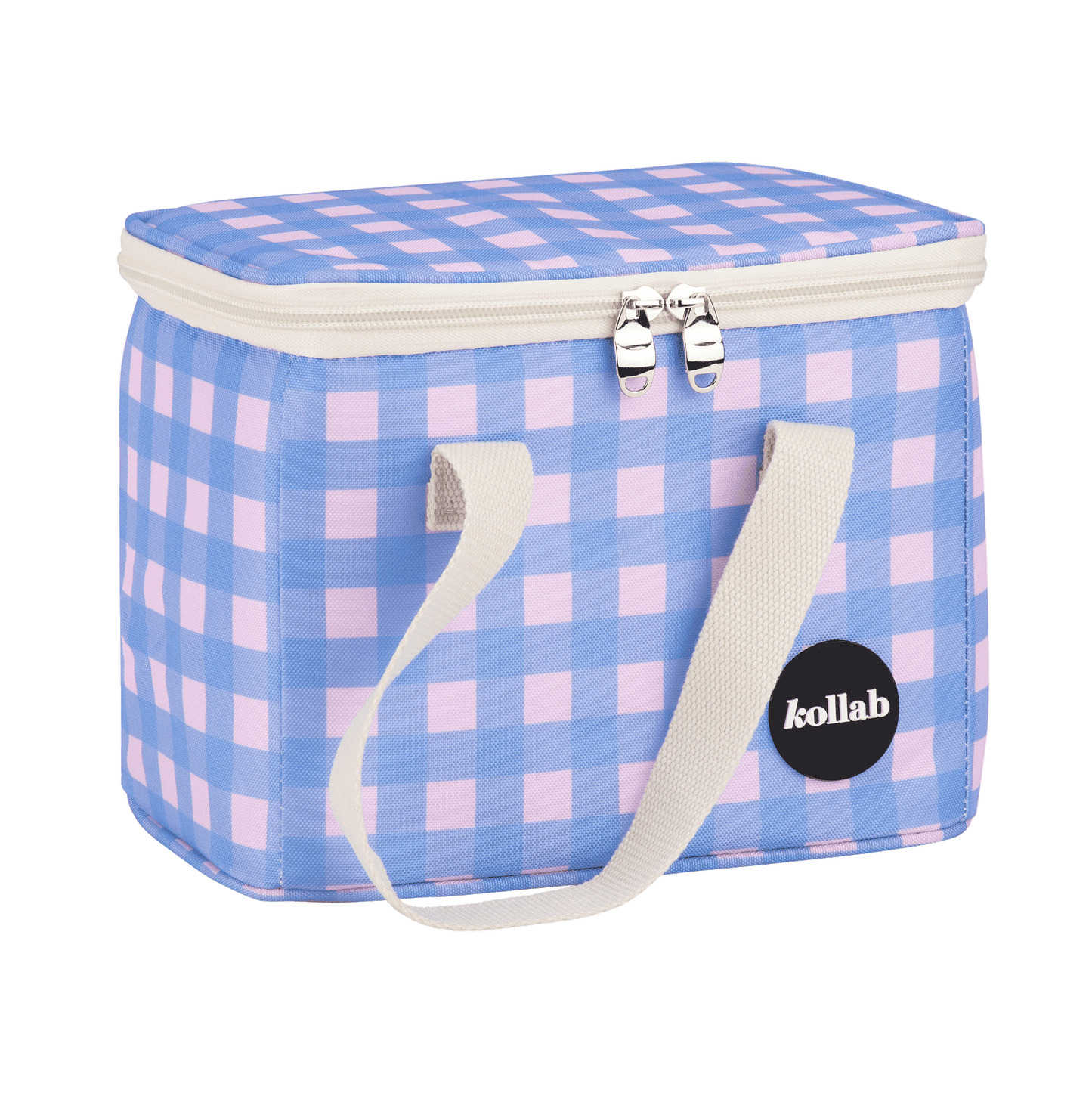 Lunch Box Sky Berry Gingham
