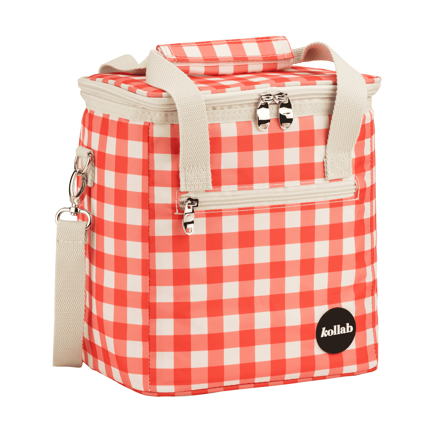 Mini Cooler Red Check
