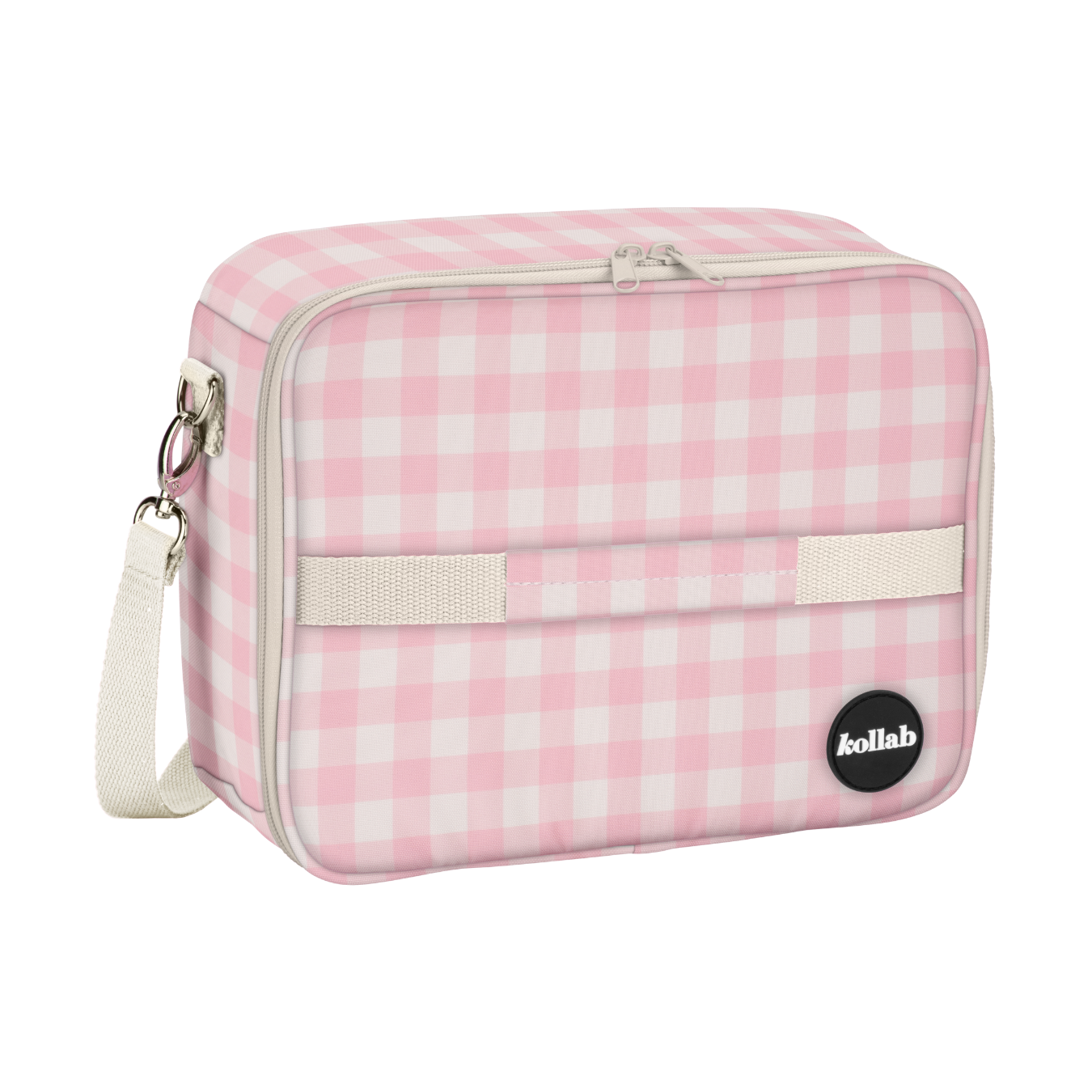 Bento Bag Candy Pink Check
