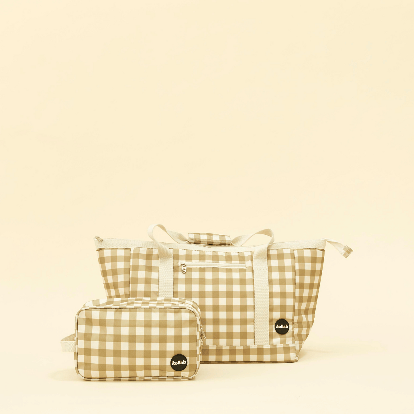 Tote Bag Olive Check