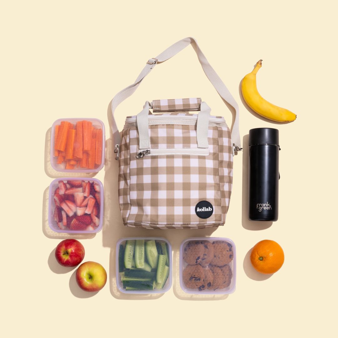 Mini Cooler Candy Pink Check