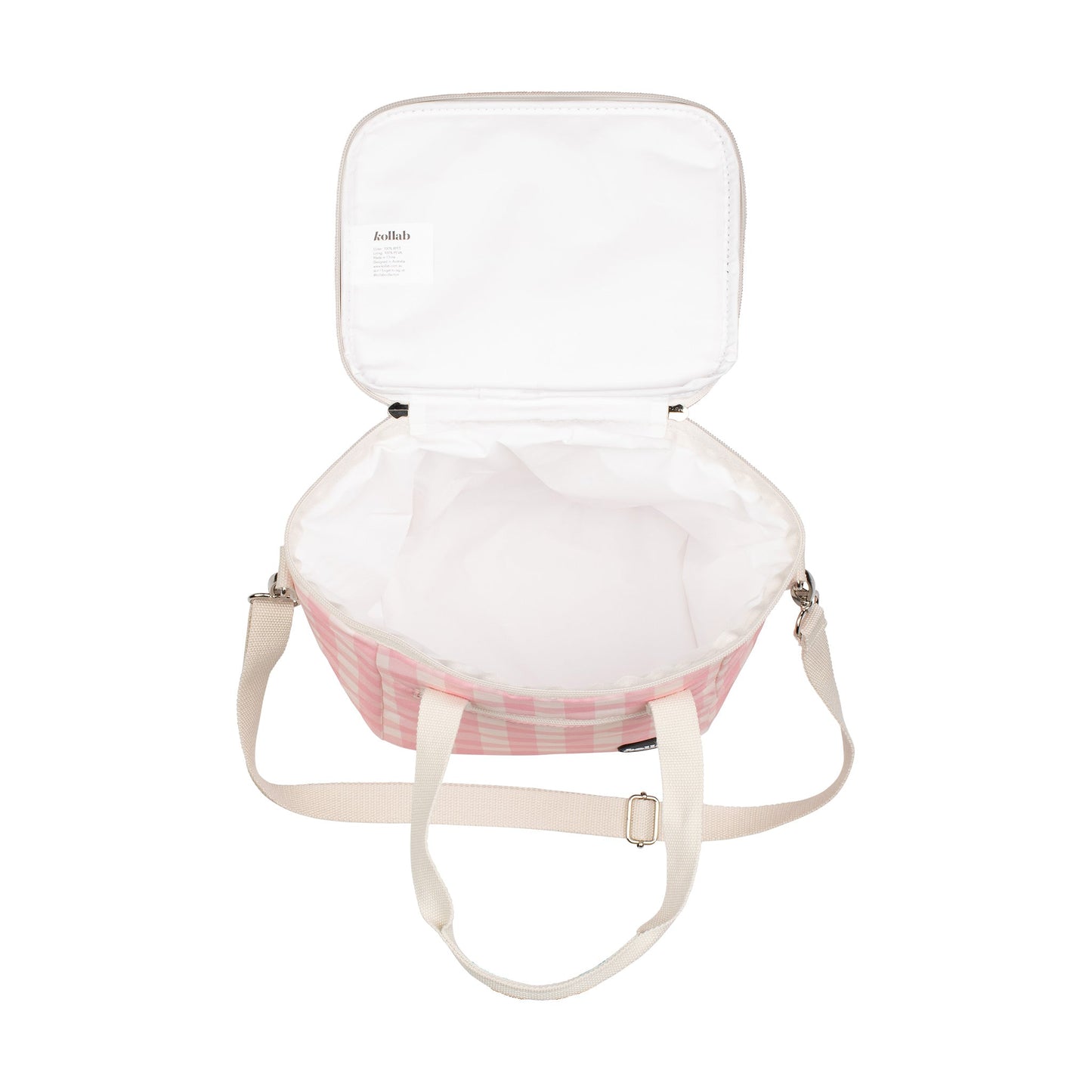 Mini Cooler Candy Pink Check
