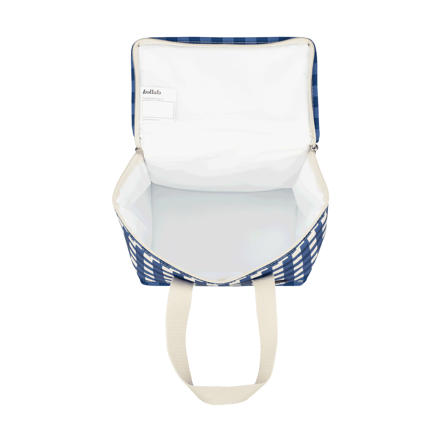 Lunch Box Blue Check